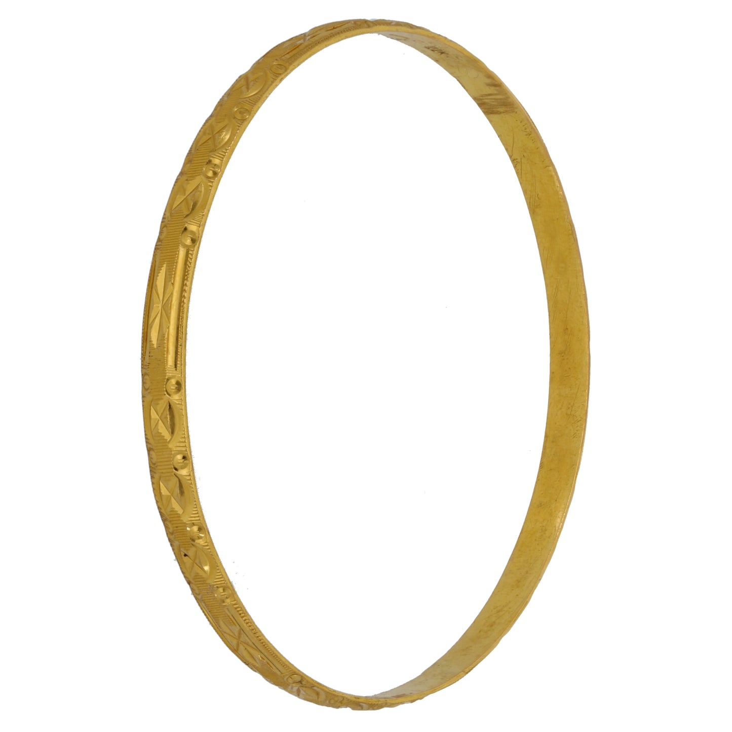 22ct Gold Alternative Bangle