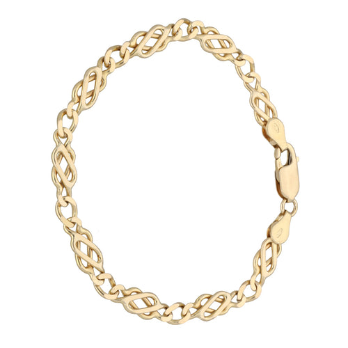 9ct Gold Necklace & Bracelet Jewellery Set