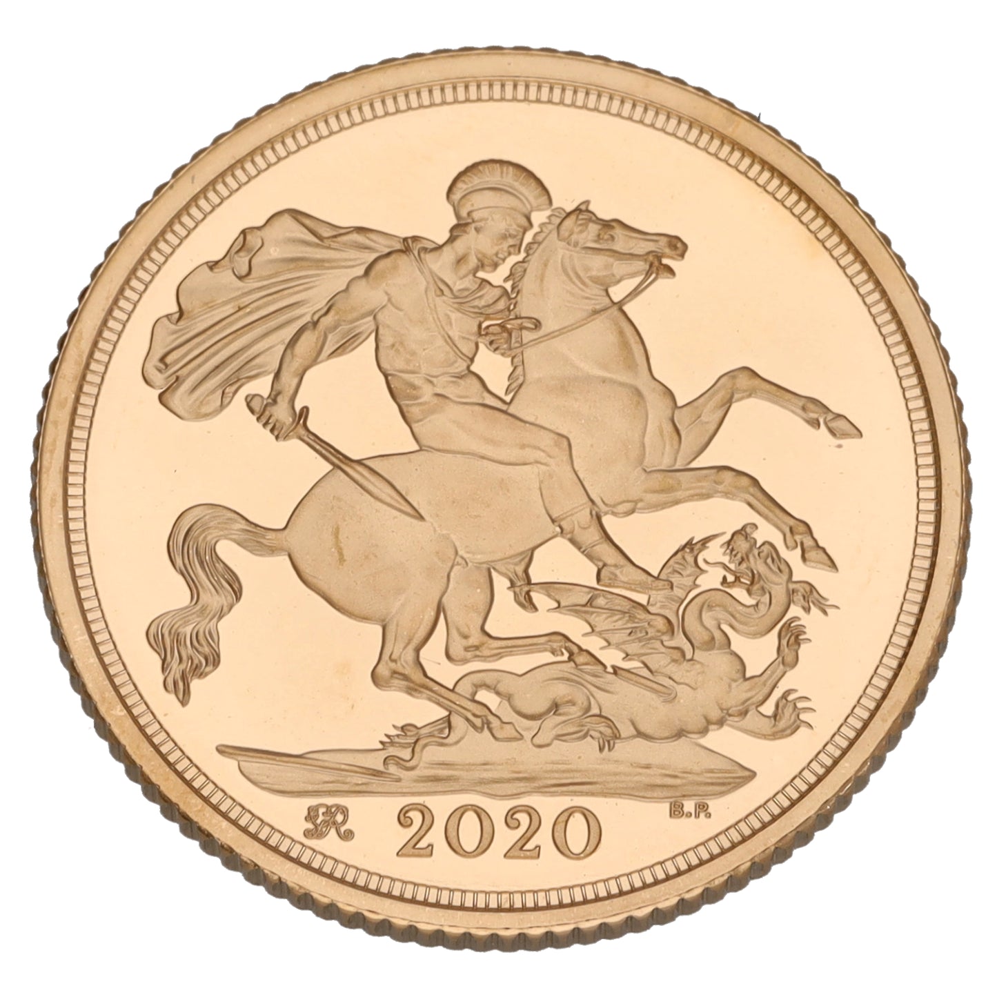 22ct Gold Queen Elizabeth II Full Sovereign Coin 2020