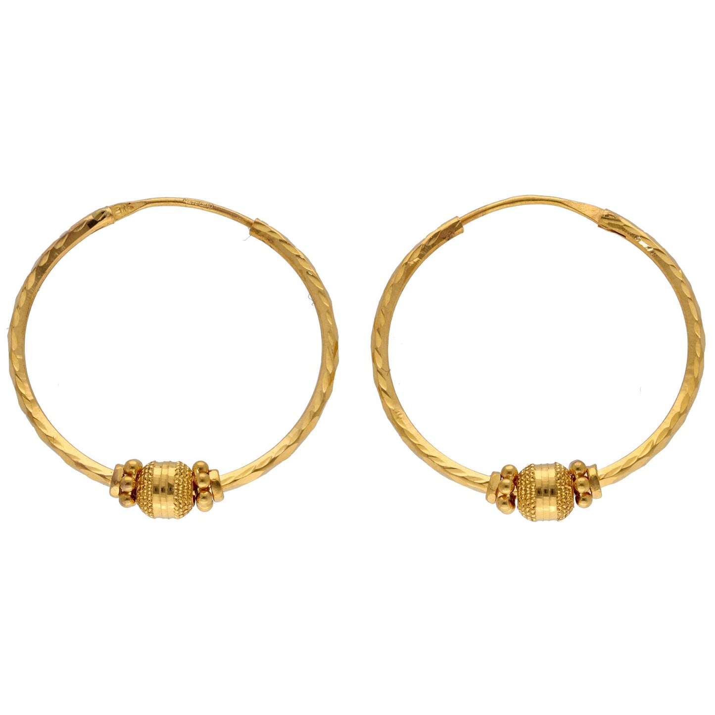 22ct Gold Hoop Earrings