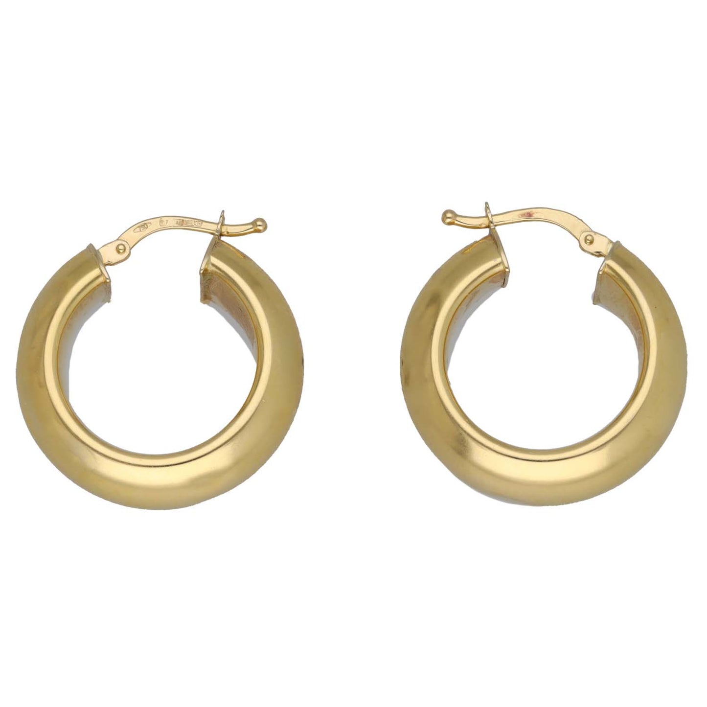 18ct Gold Hoop Earrings