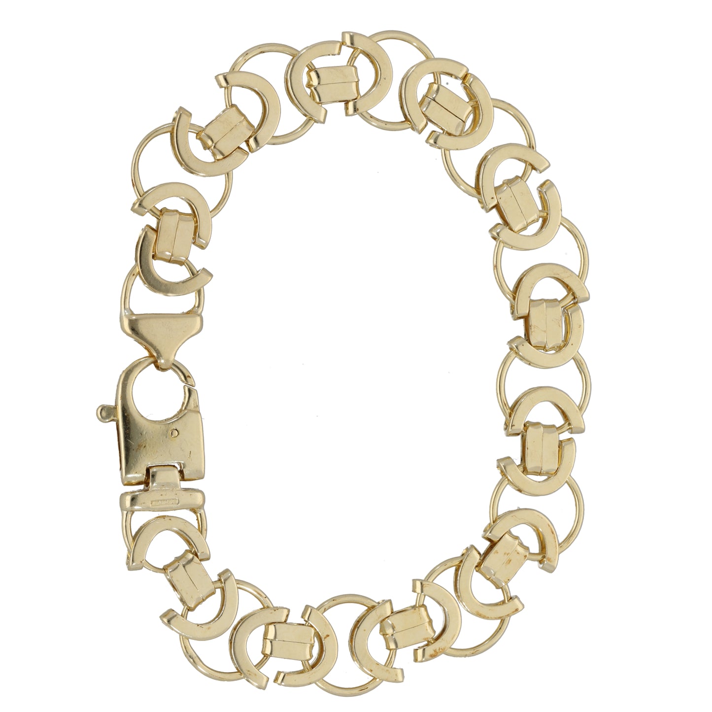 9ct Gold Byzantine Bracelet