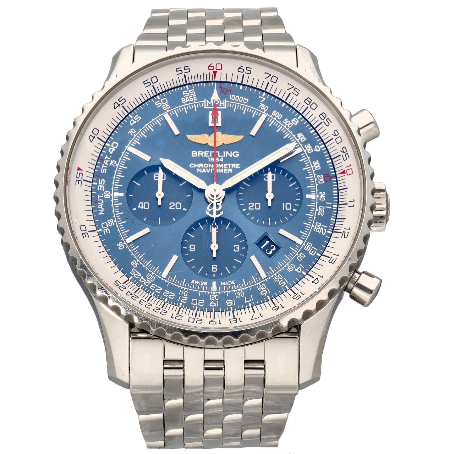 Breitling Navitimer AB0127 46mm Stainless Steel Watch