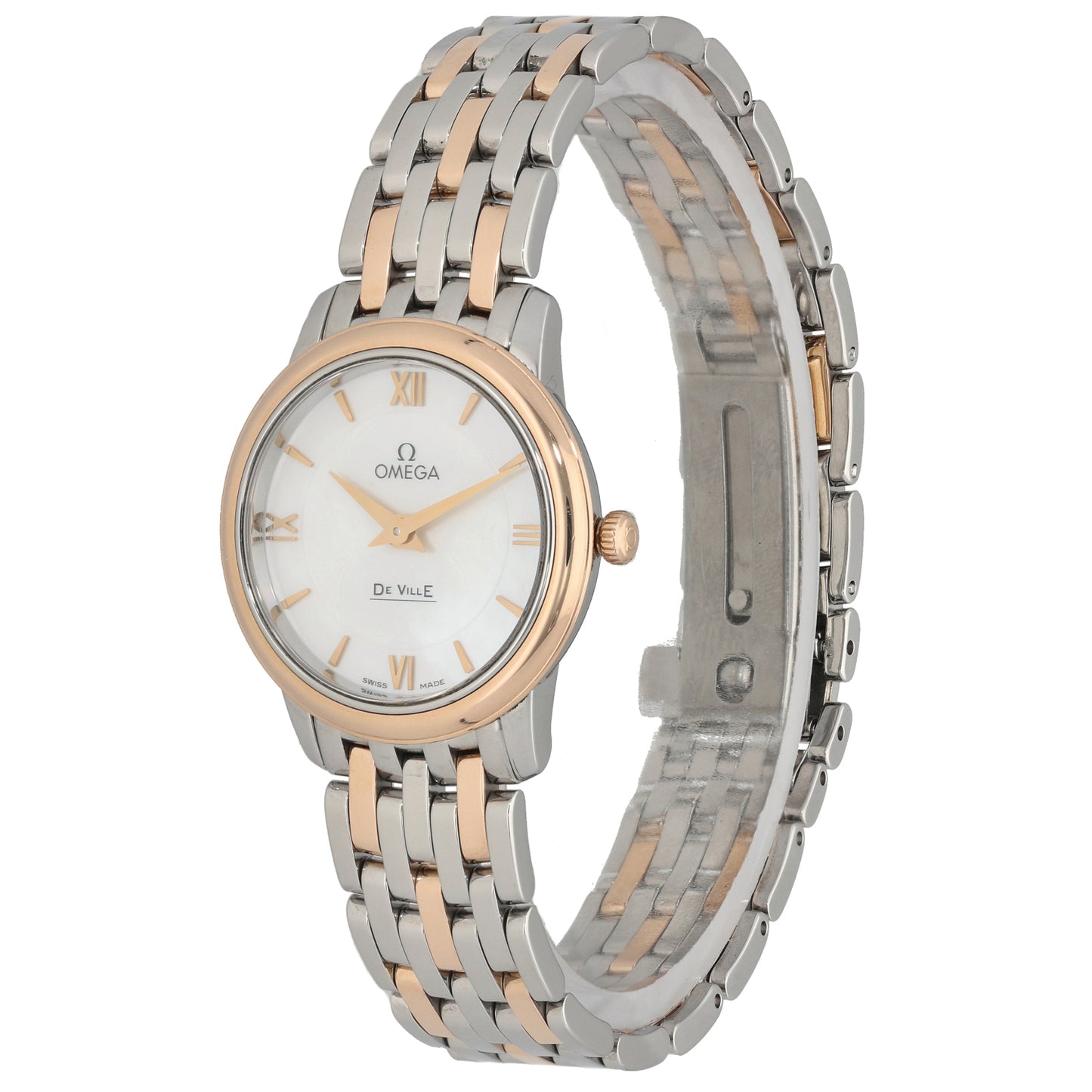 Omega De Ville 424.20.27.60.05.002 27.5mm Bi-Colour Watch