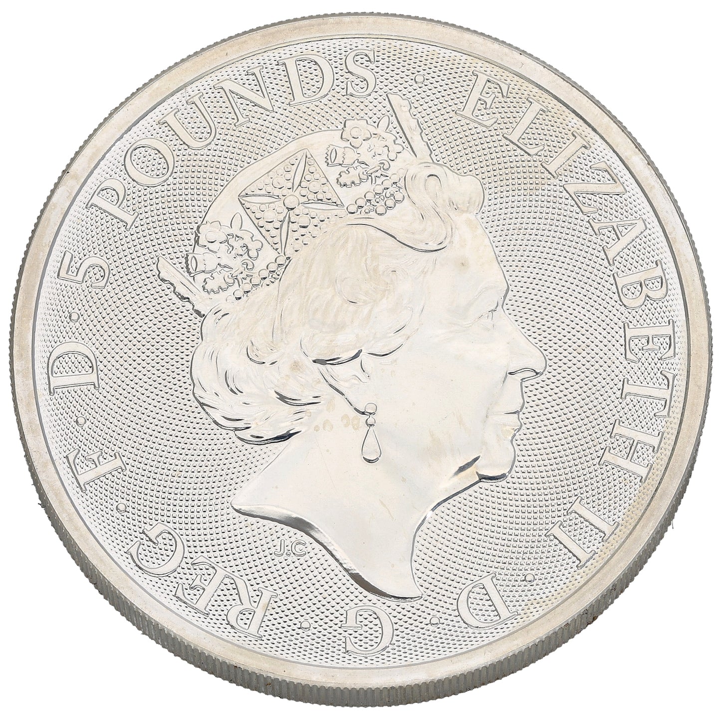 Fine Silver White Horse Of Hanover 2 OZ Coin 2020