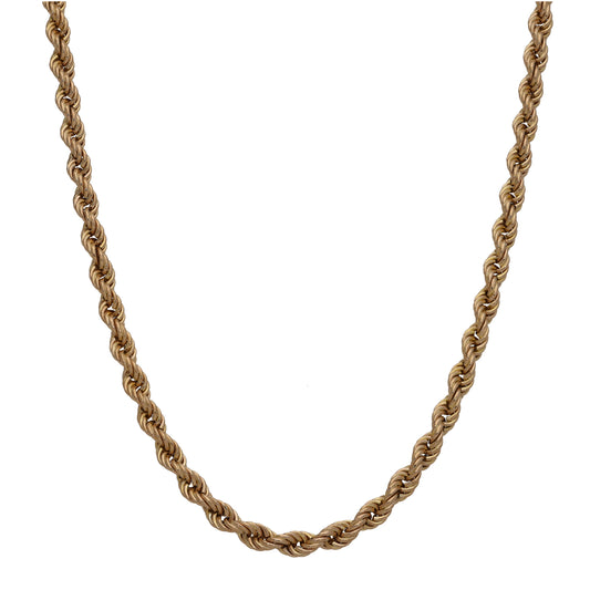 9ct Gold Rope Chain 18"