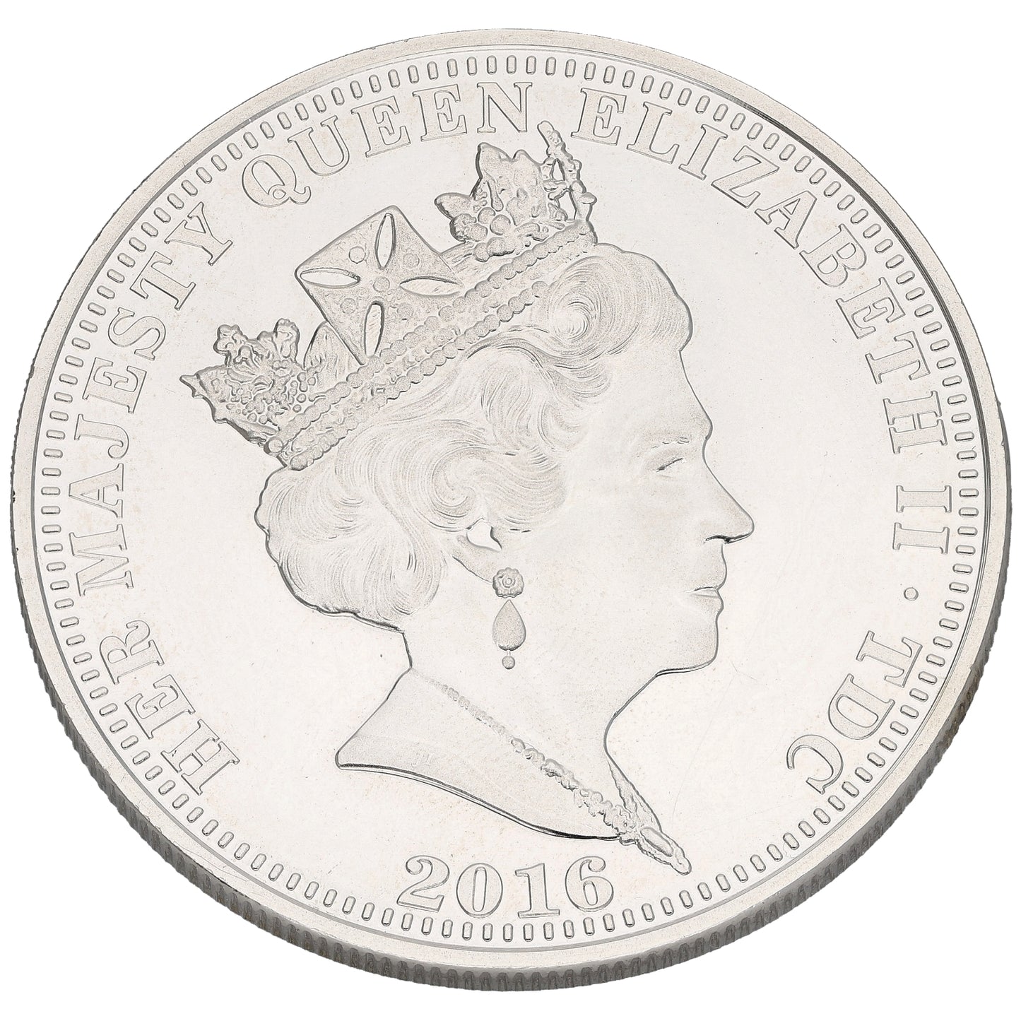 Sterling Silver 90th Birthday Queen Elizabeth II & 95th Birthday Prince Philip Coin 2016
