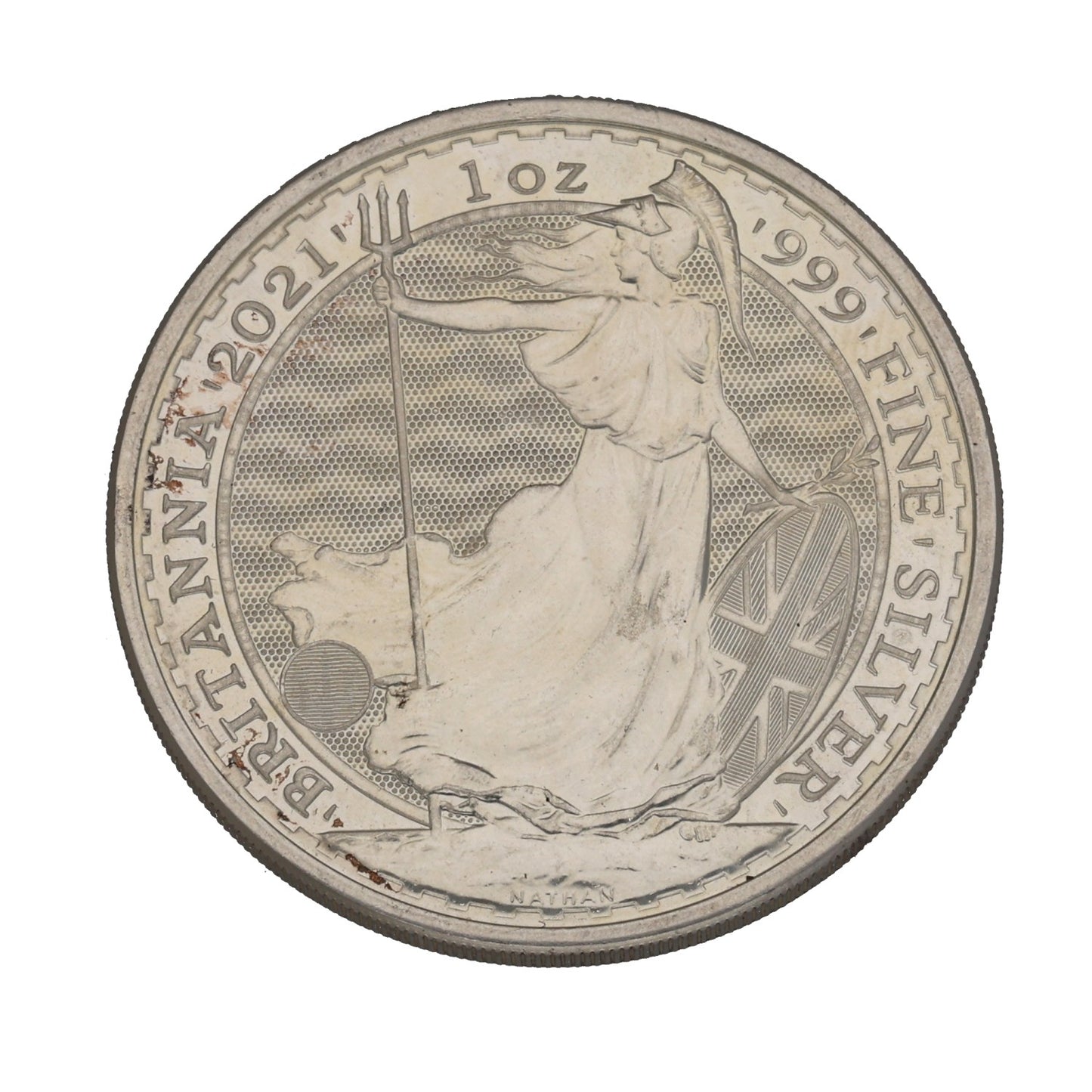 Fine Silver Queen Elizabeth II 1 OZ Britannia Coin 2021