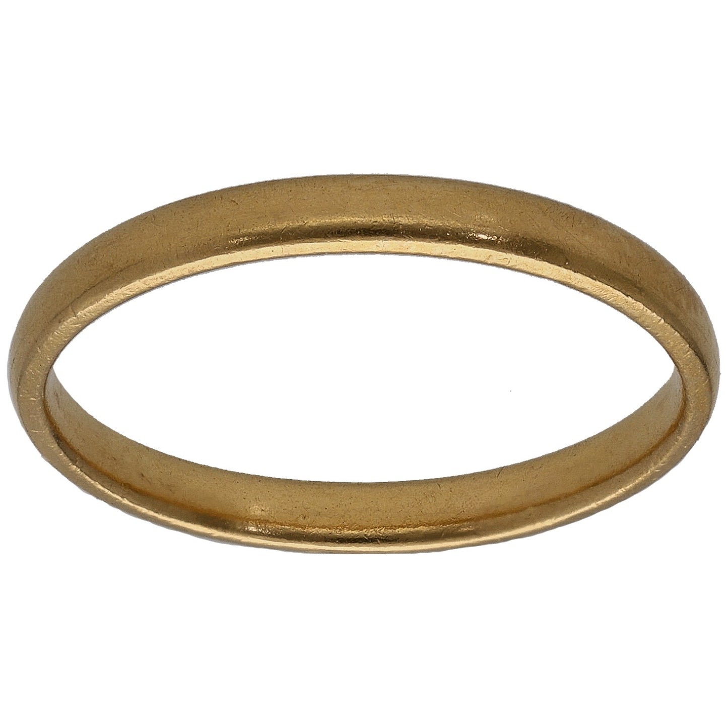22ct Gold Plain Wedding Ring Size L
