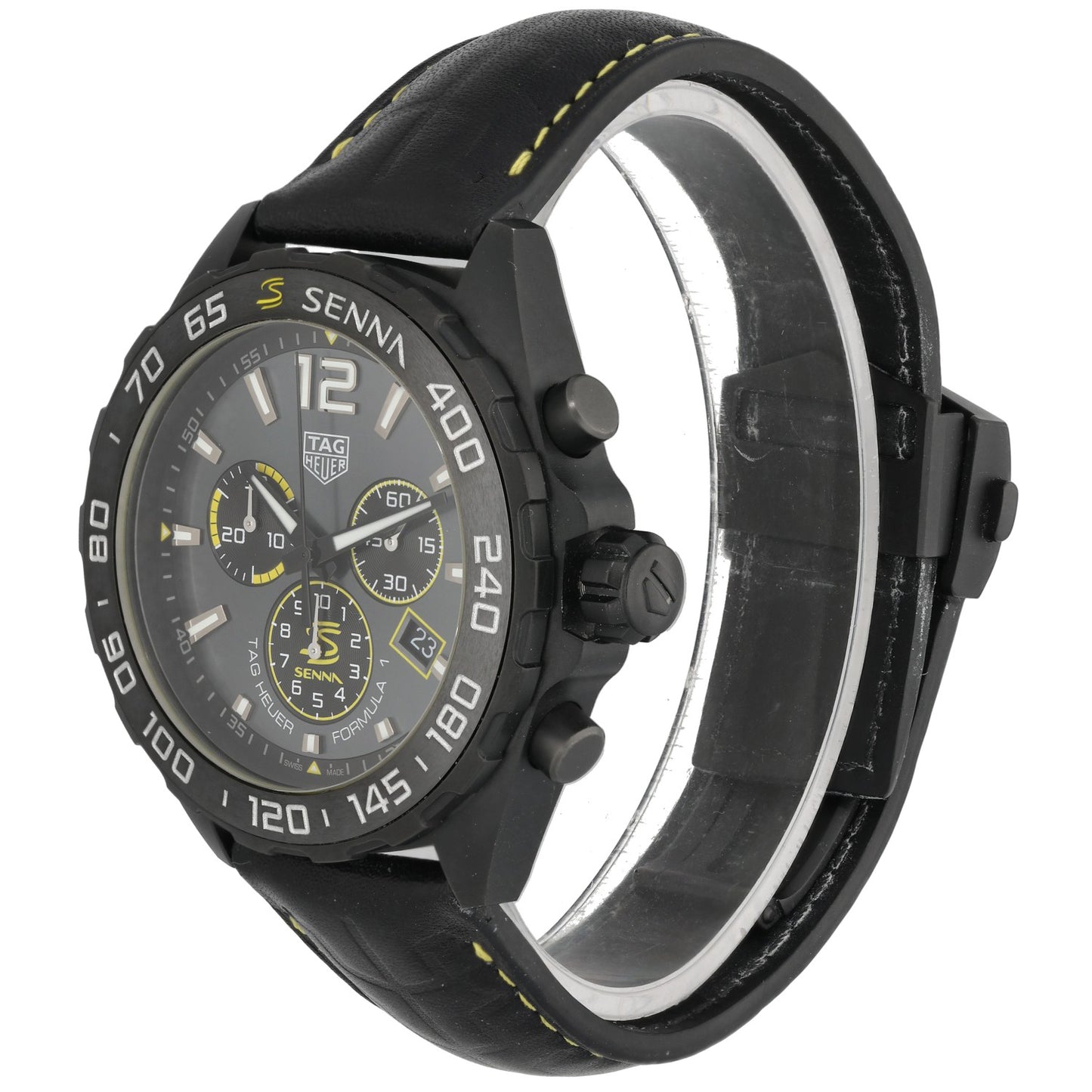 Tag Heuer Formula 1 Senna CAZ101AJ 43mm DLC Stainless Steel Watch