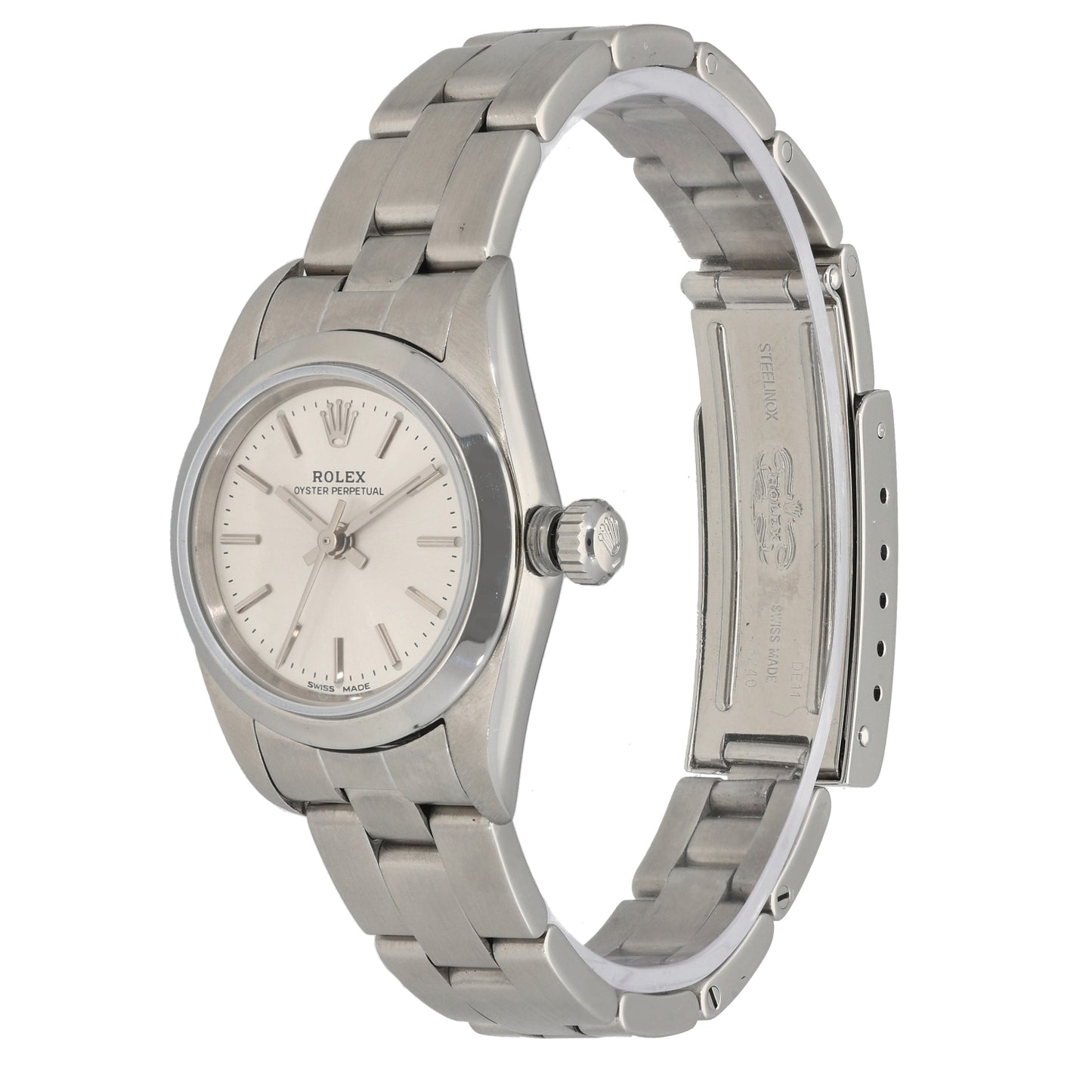 Rolex Oyster Perpetual 76080 24mm Stainless Steel Ladies Watch