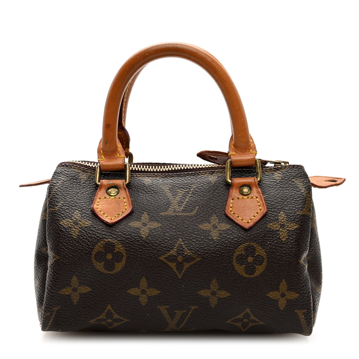 Louis Vuitton Nano Speedy Monogram Coated Canvas Bag - Brown
