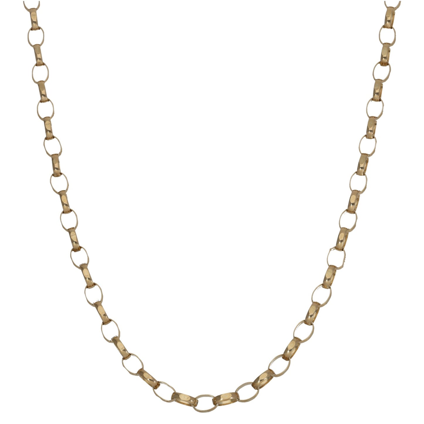 9ct Gold Belcher Chain 20"