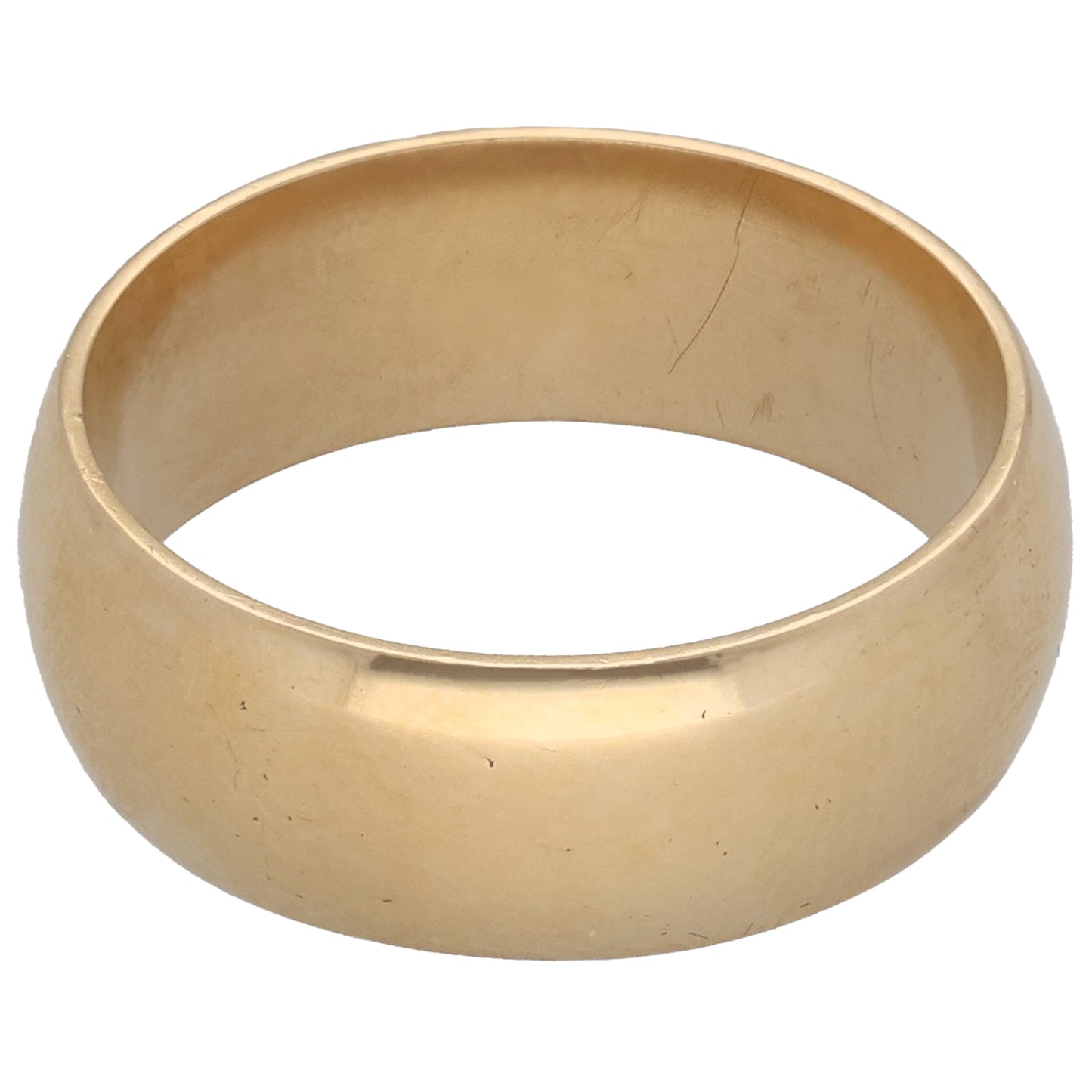 9ct Gold Plain Wedding Ring Size T