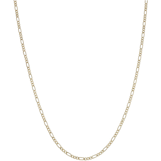 New 9ct Gold Figaro Chain 20"