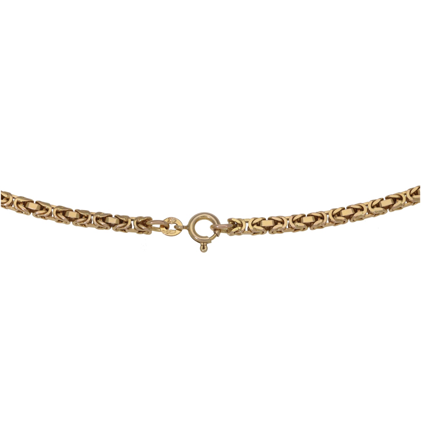 9ct Gold Byzantine Chain 15"