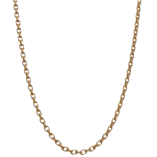 9ct Gold Belcher Chain 18"