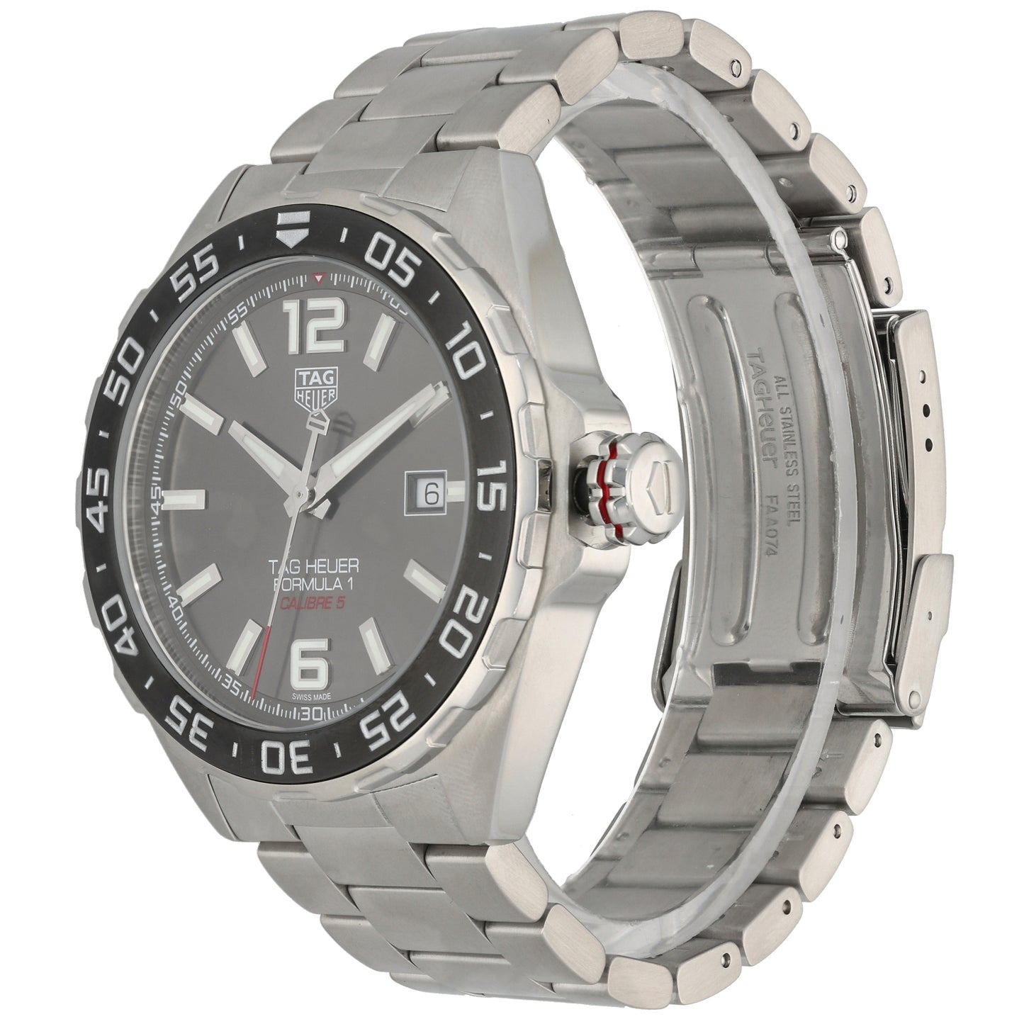 Tag Heuer Formula 1 WAZ2011 43mm Stainless Steel Watch