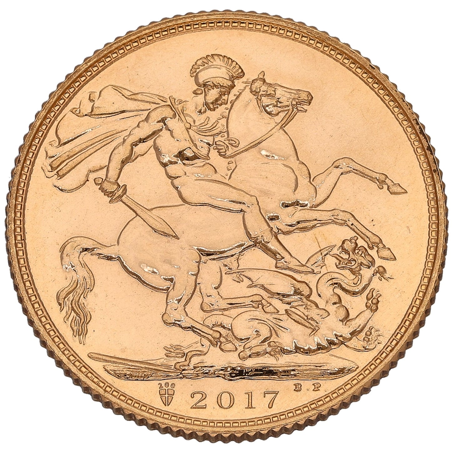 22ct Gold Queen Elizabeth II Full Sovereign Coin 2017