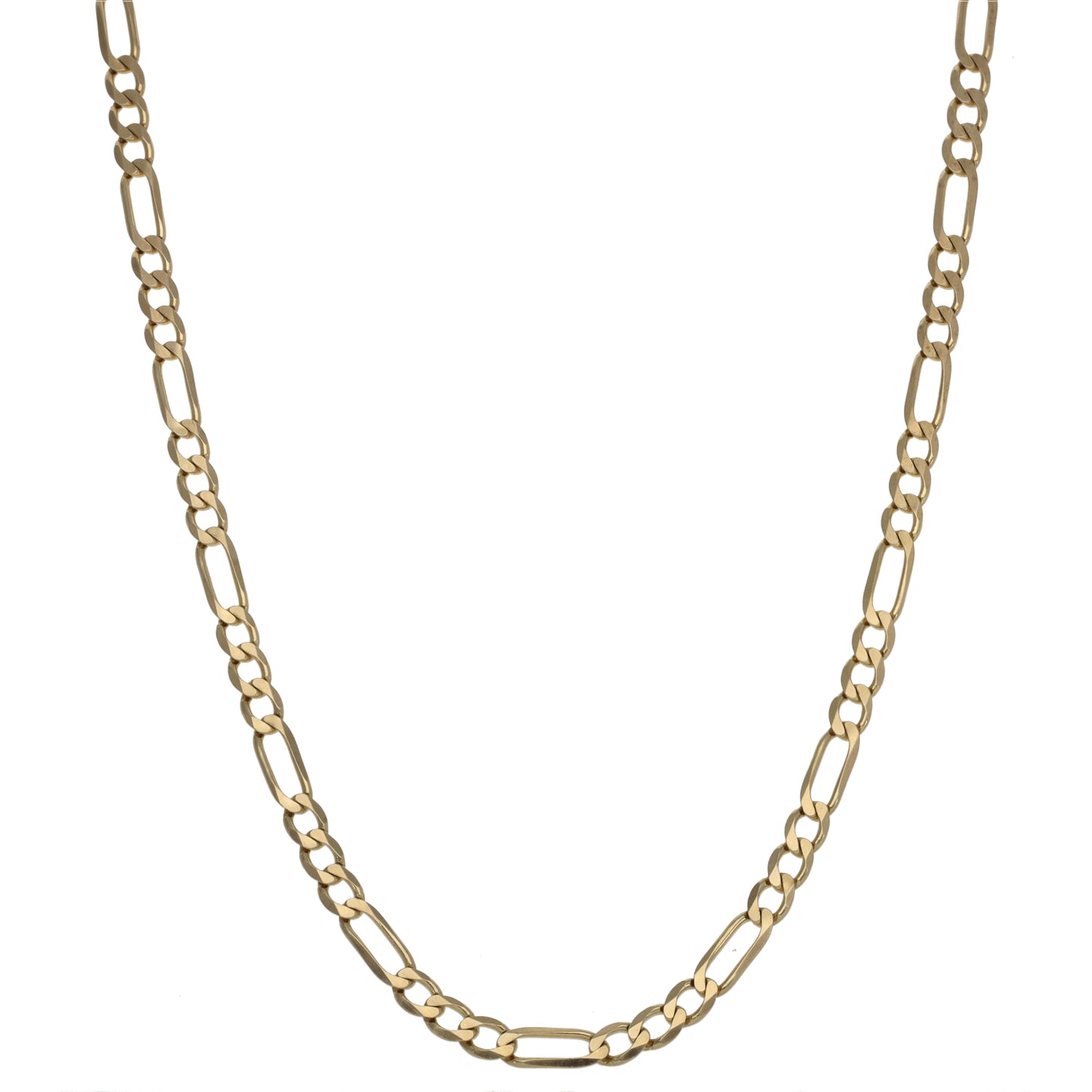 9ct Gold Figaro Chain 18"