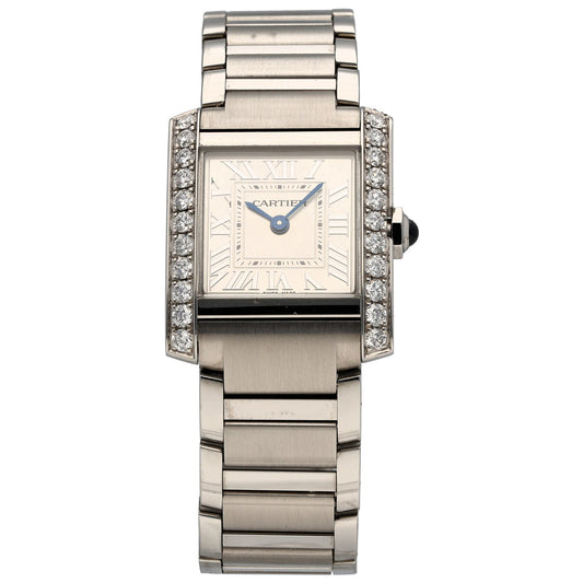 Cartier Tank Francaise W4TA0020 25.7mm Stainless Steel Watch