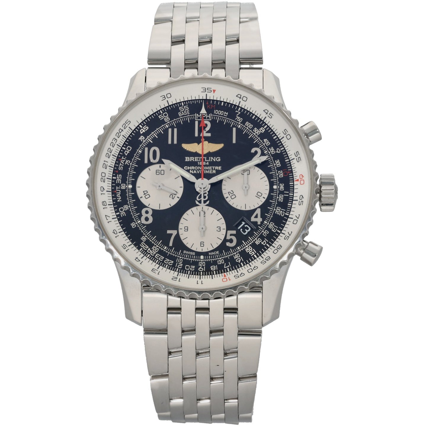 Breitling Navitimer 01 AB0120 43mm Stainless Steel Watch