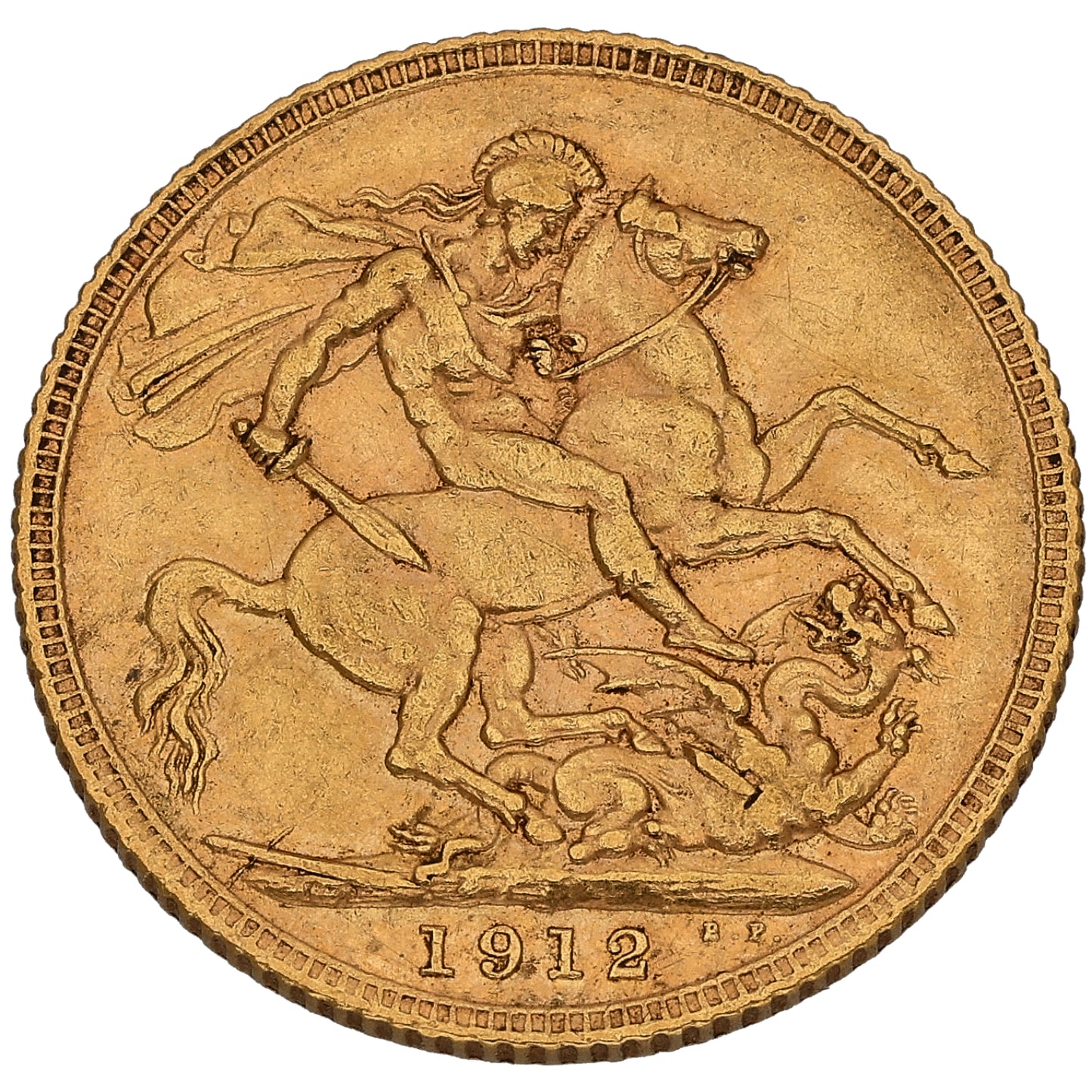 22ct Gold King George V Full Sovereign Coin 1912