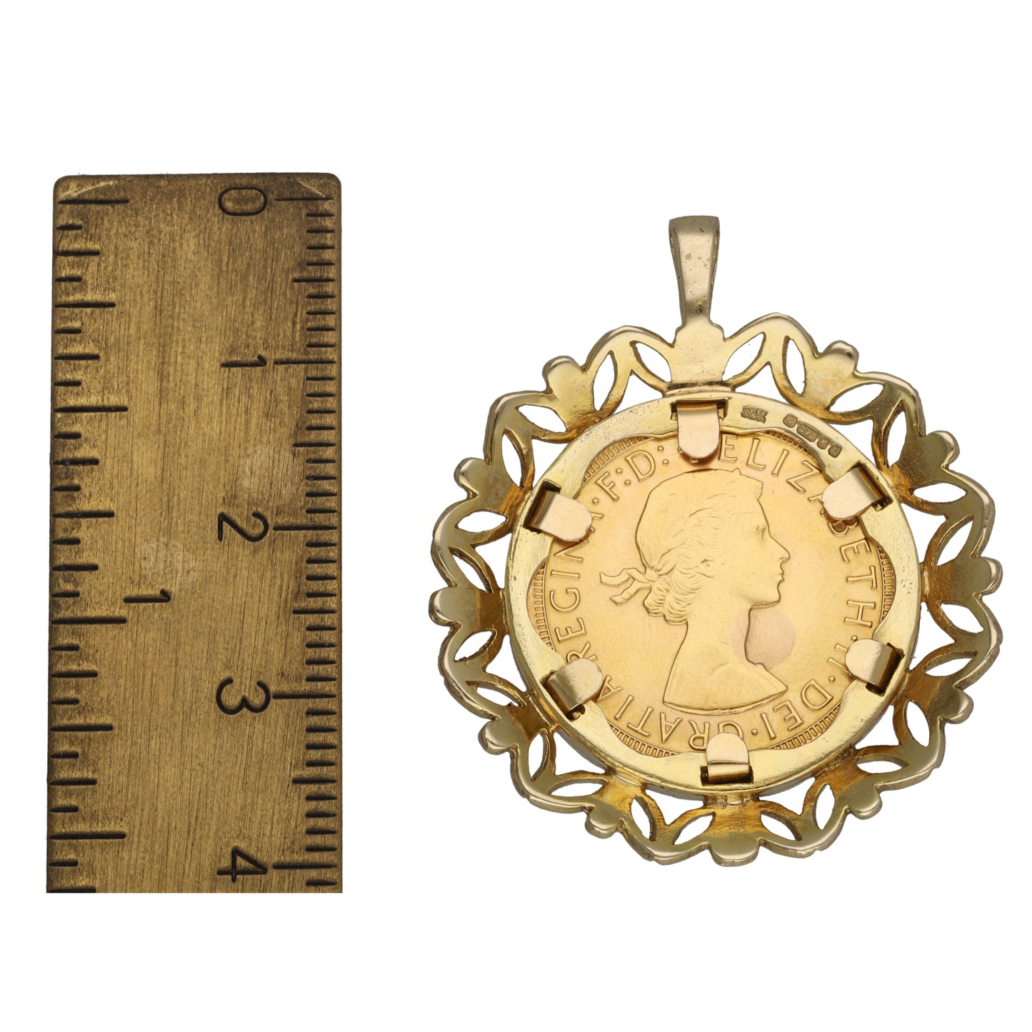 9ct Gold Coin Pendant