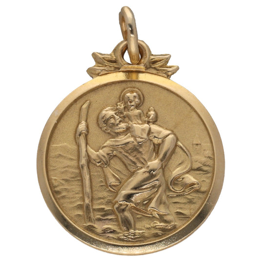 9ct Gold St Christopher Pendant