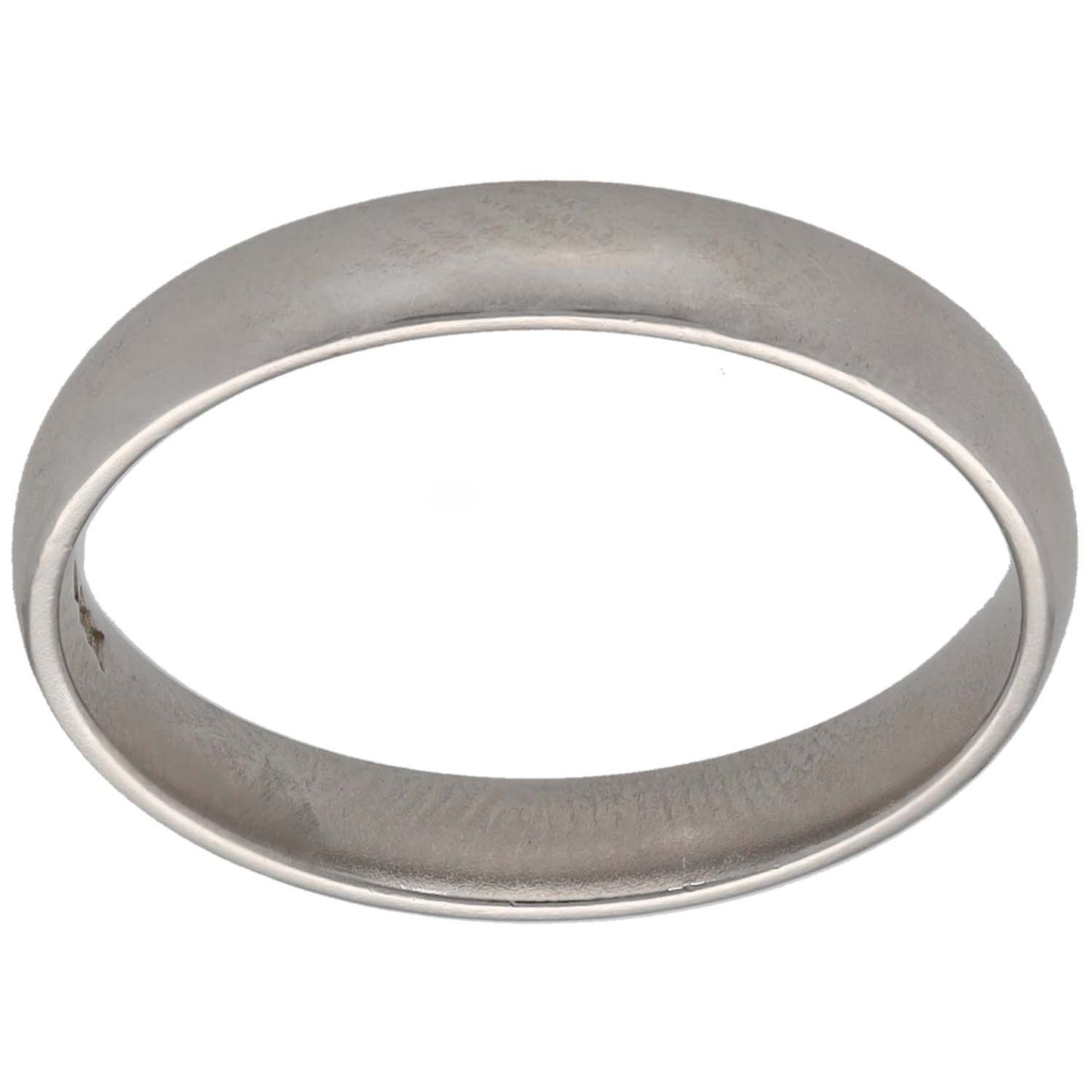 Platinum Plain Wedding Ring Size M