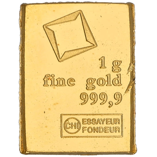 24ct 1g Gold Bar