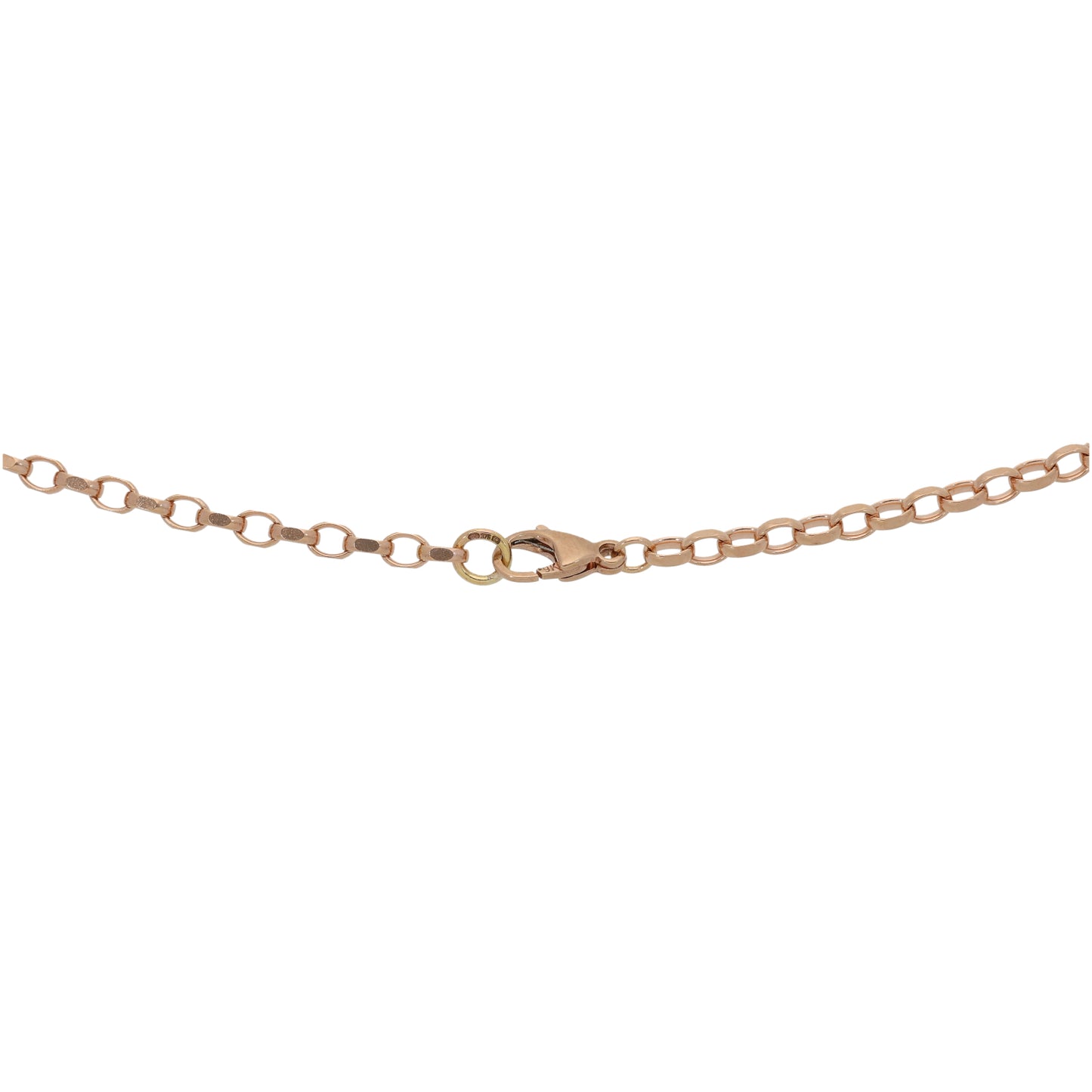 9ct Rose Gold Belcher Chain 18"