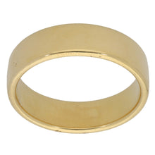 Load image into Gallery viewer, 18ct Gold Plain Wedding Ring Size Q

