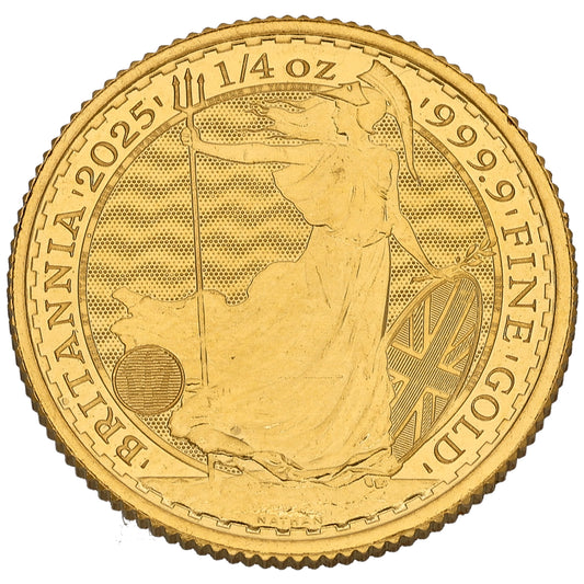 24ct Gold King Charles III 1/4 OZ Britannia Coin 2025