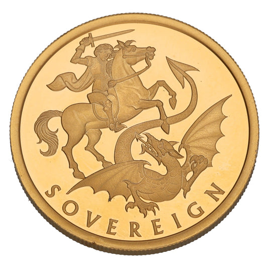 22ct Gold St George & The Dragon Full Sovereign Coin 2020