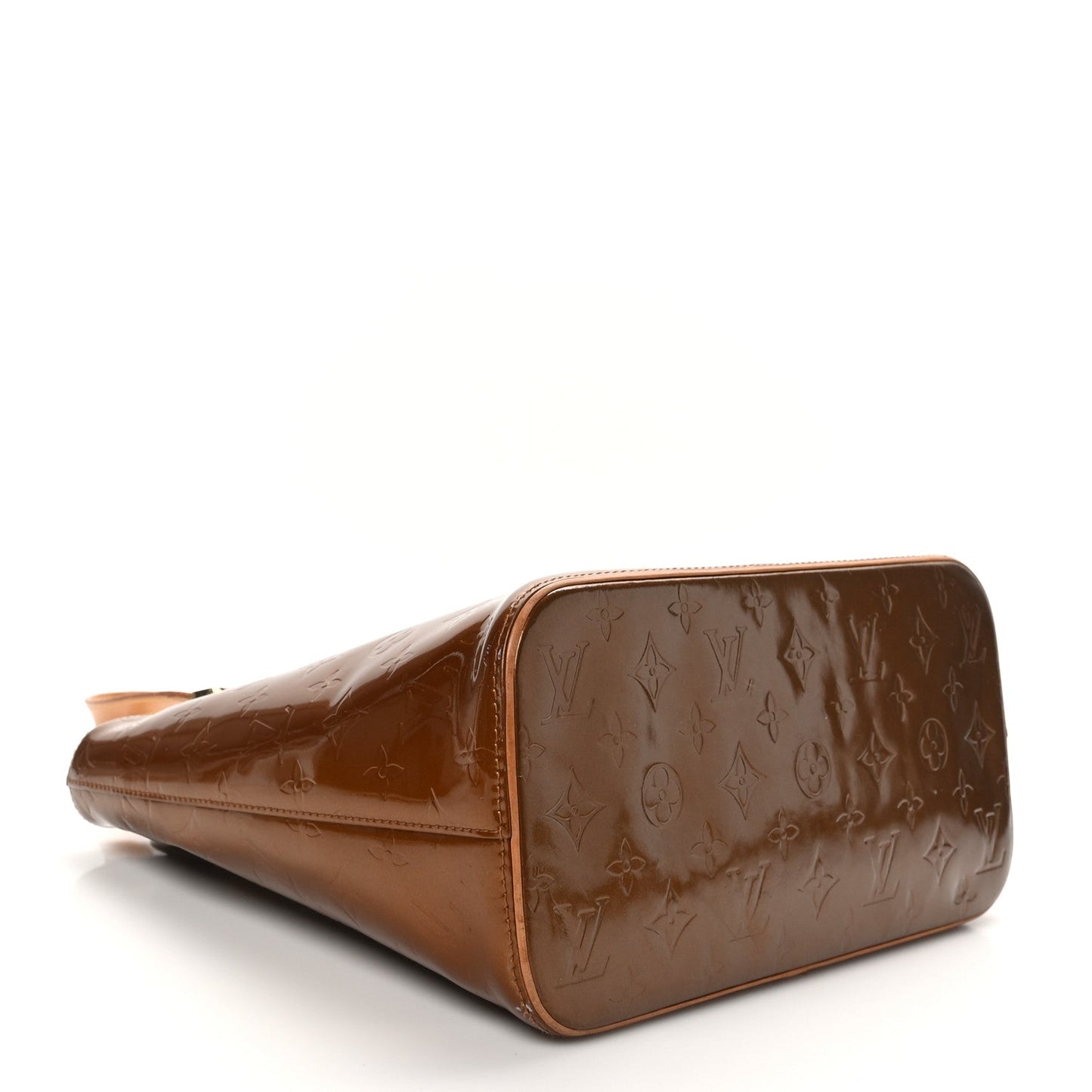 Louis Vuitton Houston Monogram Vernis Calfskin Leather Bag - Bronze