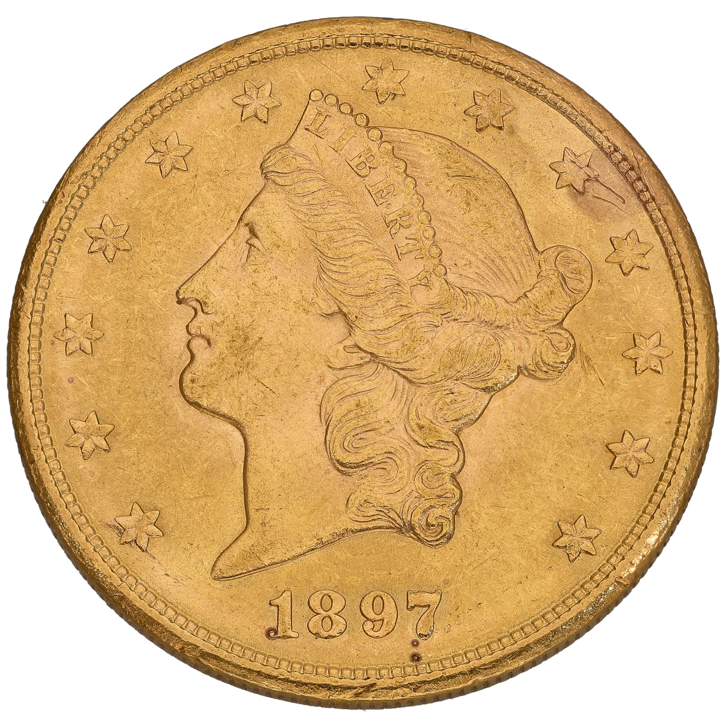 22ct Gold USA Liberty 1 OZ Coin 1897