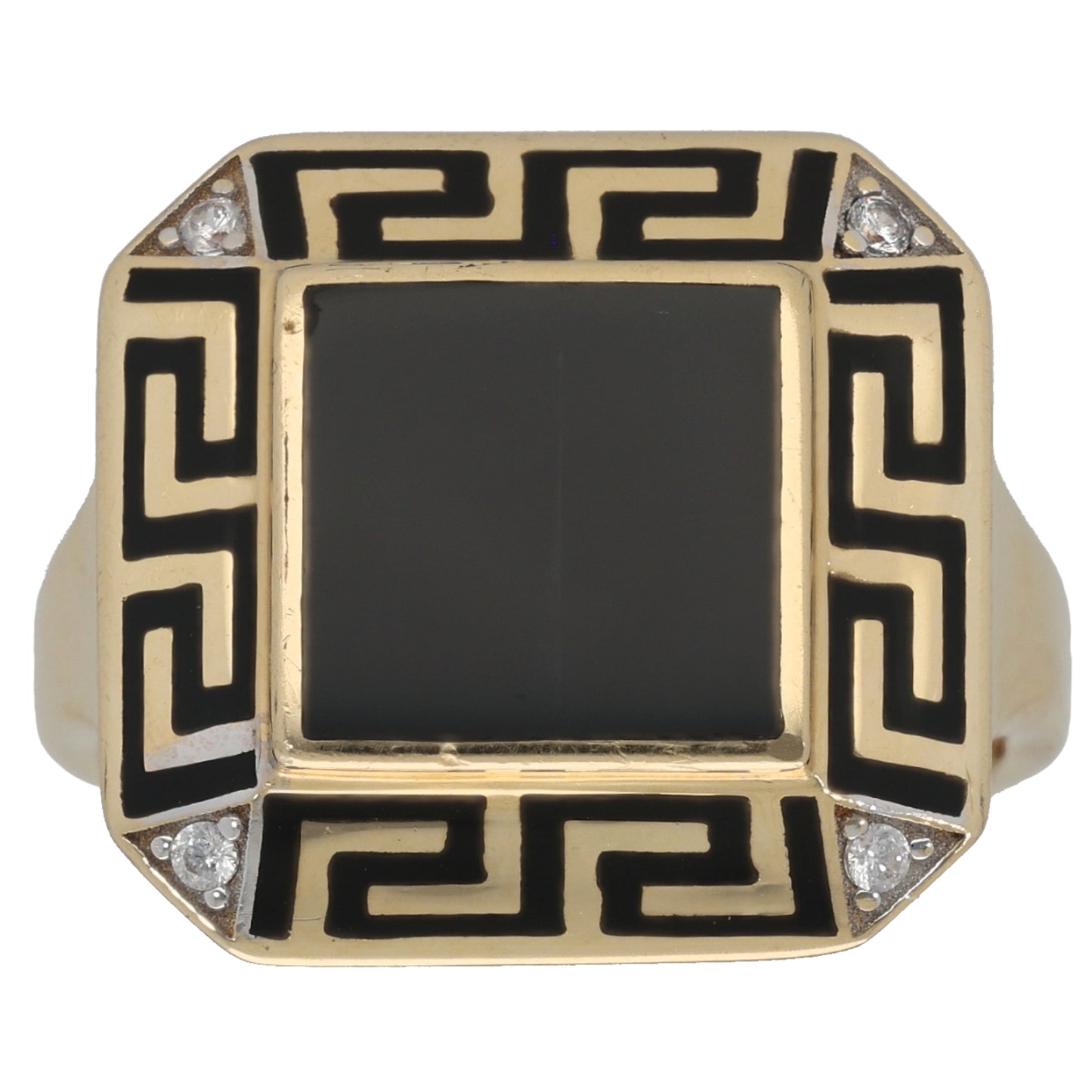 14ct Gold Imitation Dress/Cocktail Ring Size V