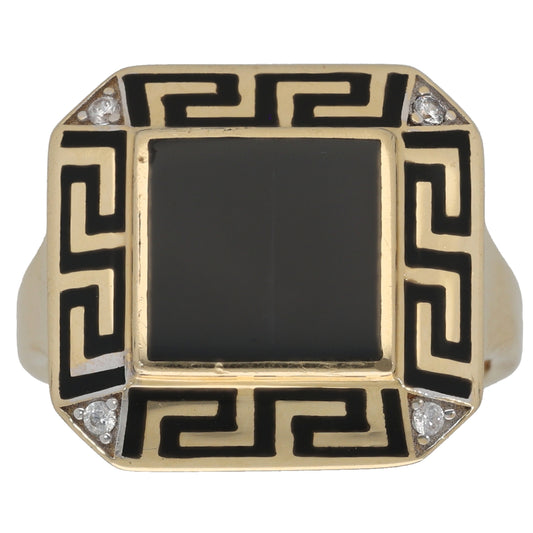 14ct Gold Imitation Dress/Cocktail Ring Size V