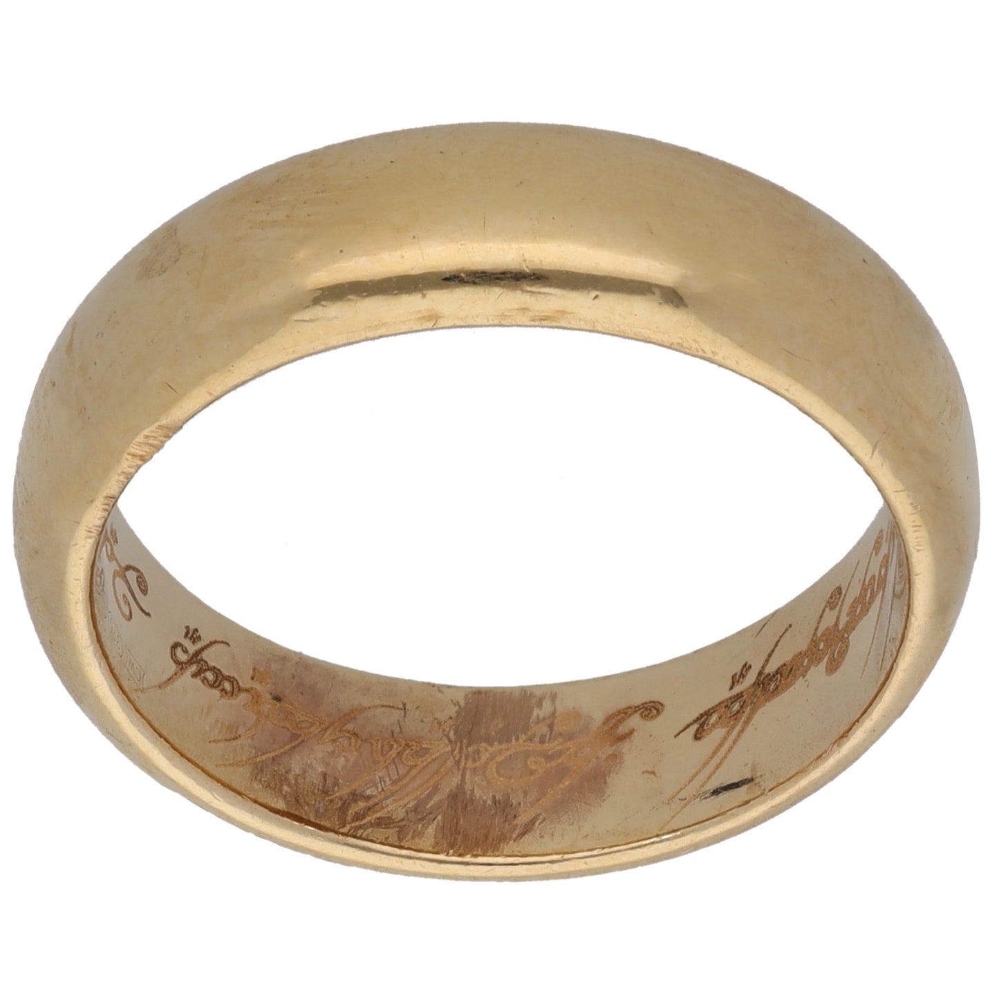 9ct Gold Plain Wedding Ring Size R