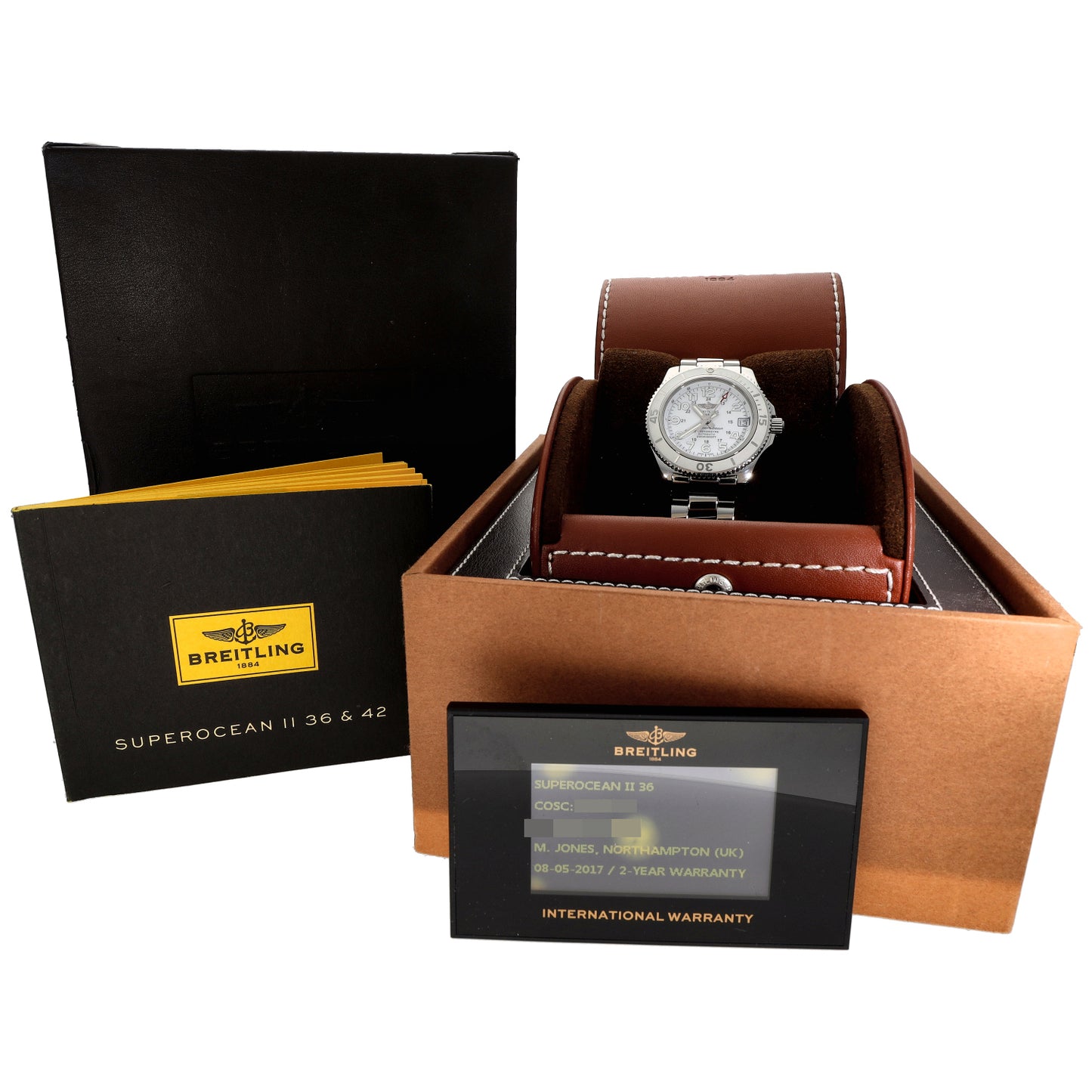 Breitling Superocean A17312 36mm Stainless Steel Watch