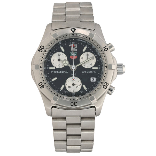 Tag Heuer 2000 Series CK1110-0 38mm Stainless Steel Watch