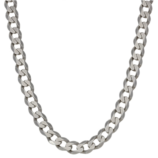 Sterling Silver Curb Chain 20"