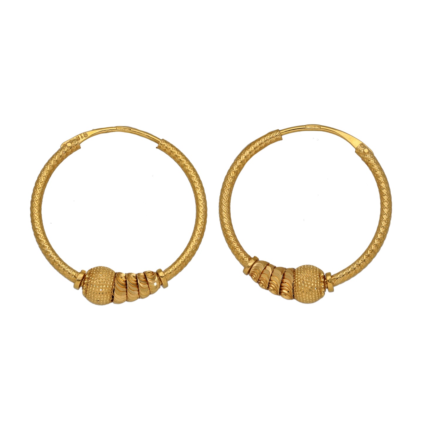 22ct Gold Hoop Earrings