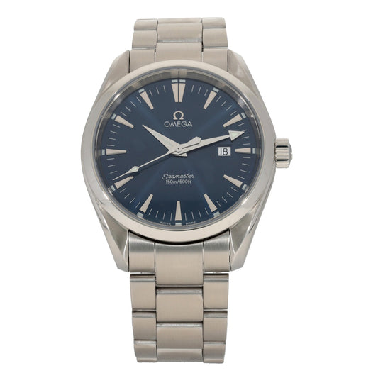 Omega Seamaster Aqua Terra 2517.80.00, Blue Dial, Stainless Steel, Front Image