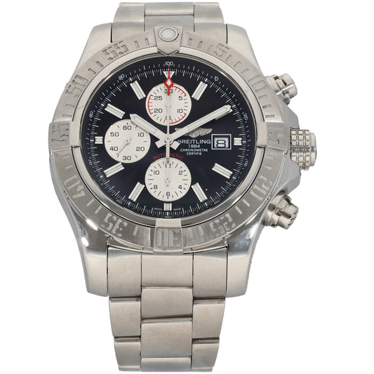 Breitling Chronomatic A13371 48mm Stainless Steel Watch