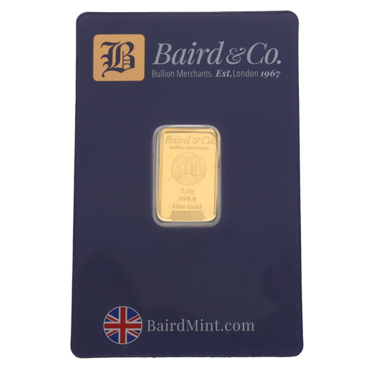 24ct 2.5g Gold Bar