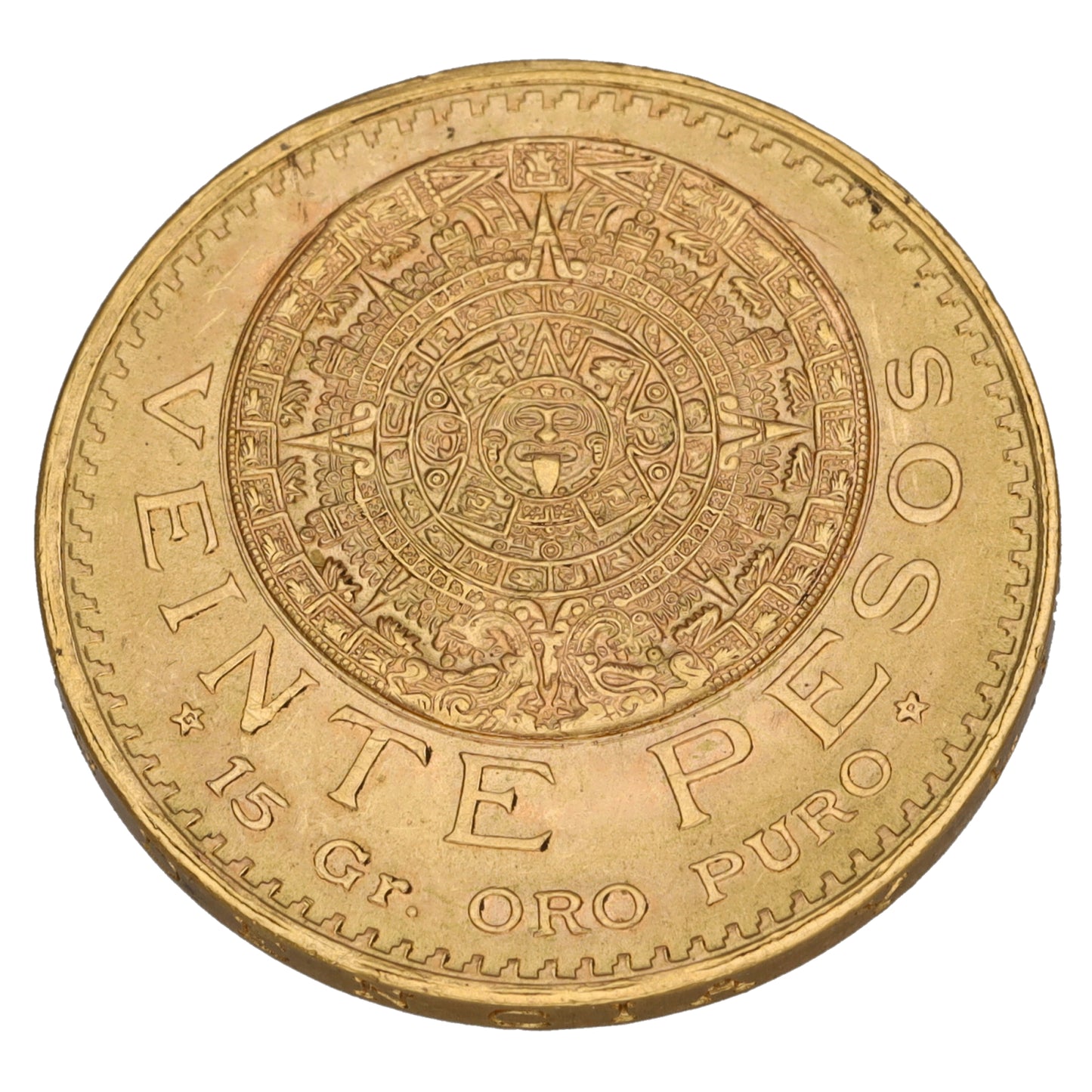 22ct Gold Mexicon 20 Pesos Bullion Coin 1959