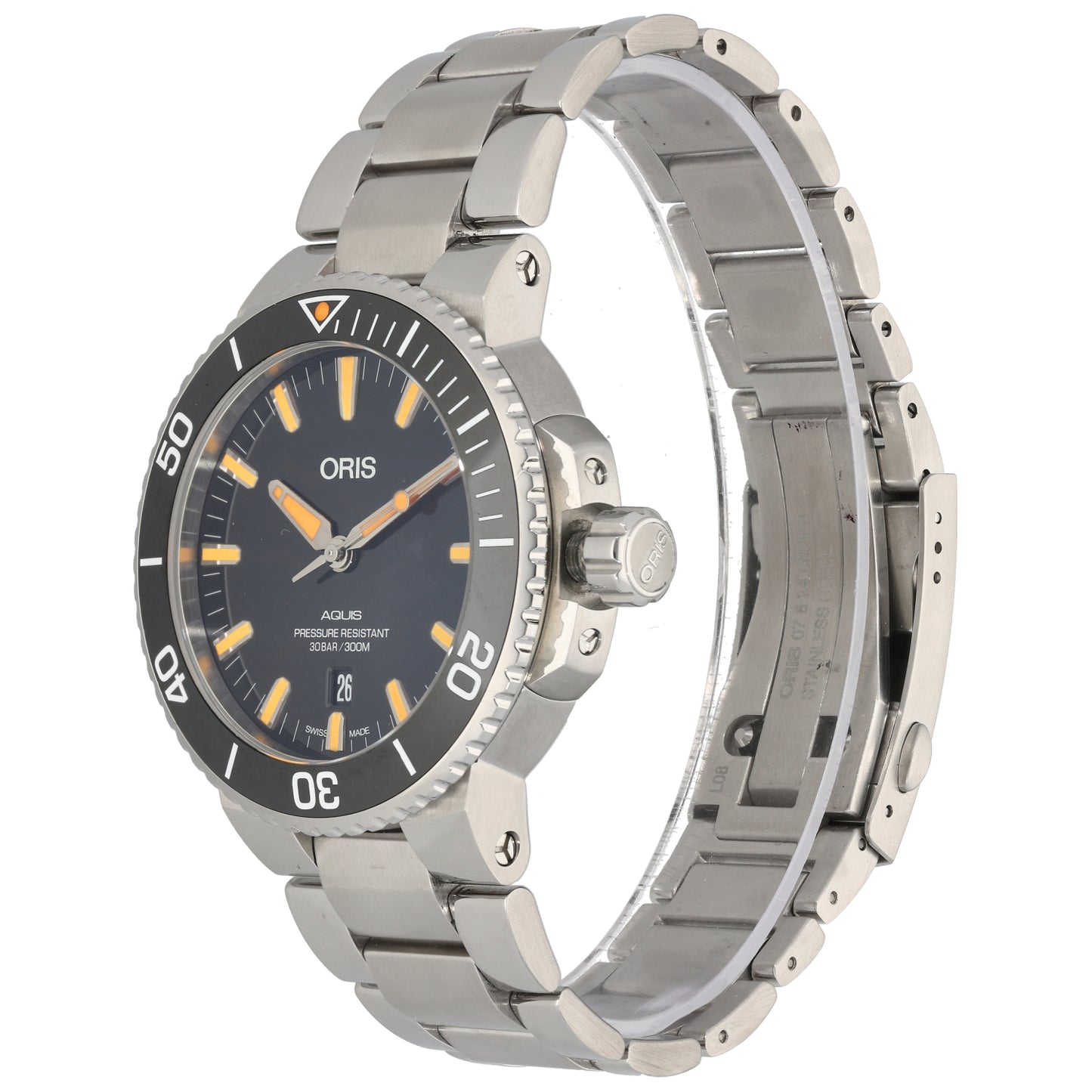 Oris Aquis 7730 43.5mm Stainless Steel Watch