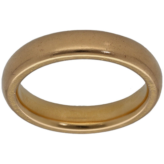 22ct Gold Plain Wedding Ring Size L
